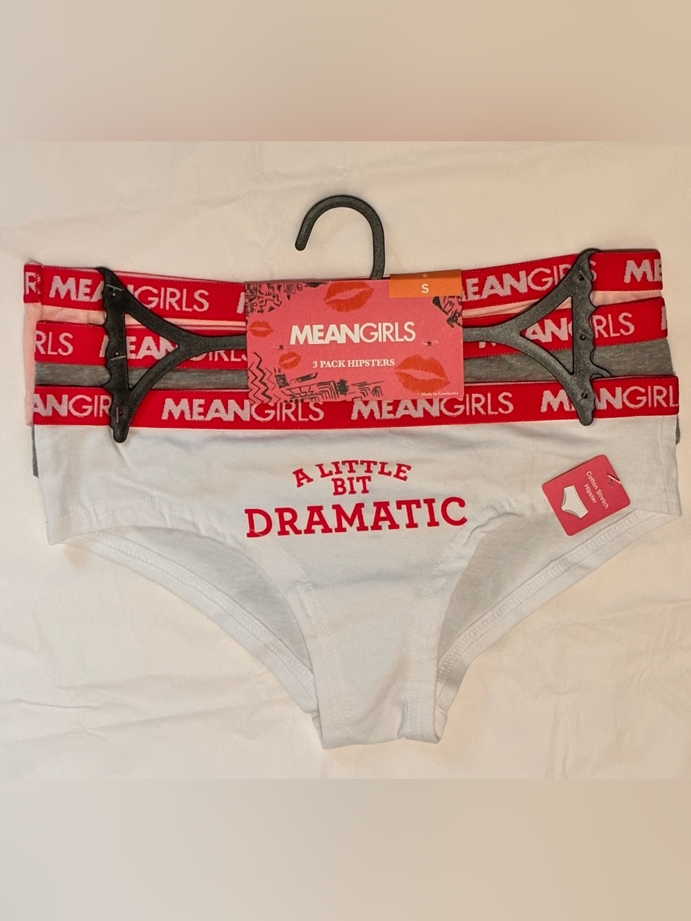Mean Girls 3-Pack of Women’s Hipster Underwear Size Small